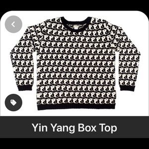 ISO! ALL Annie Lee Larson Yin Yang Sweater